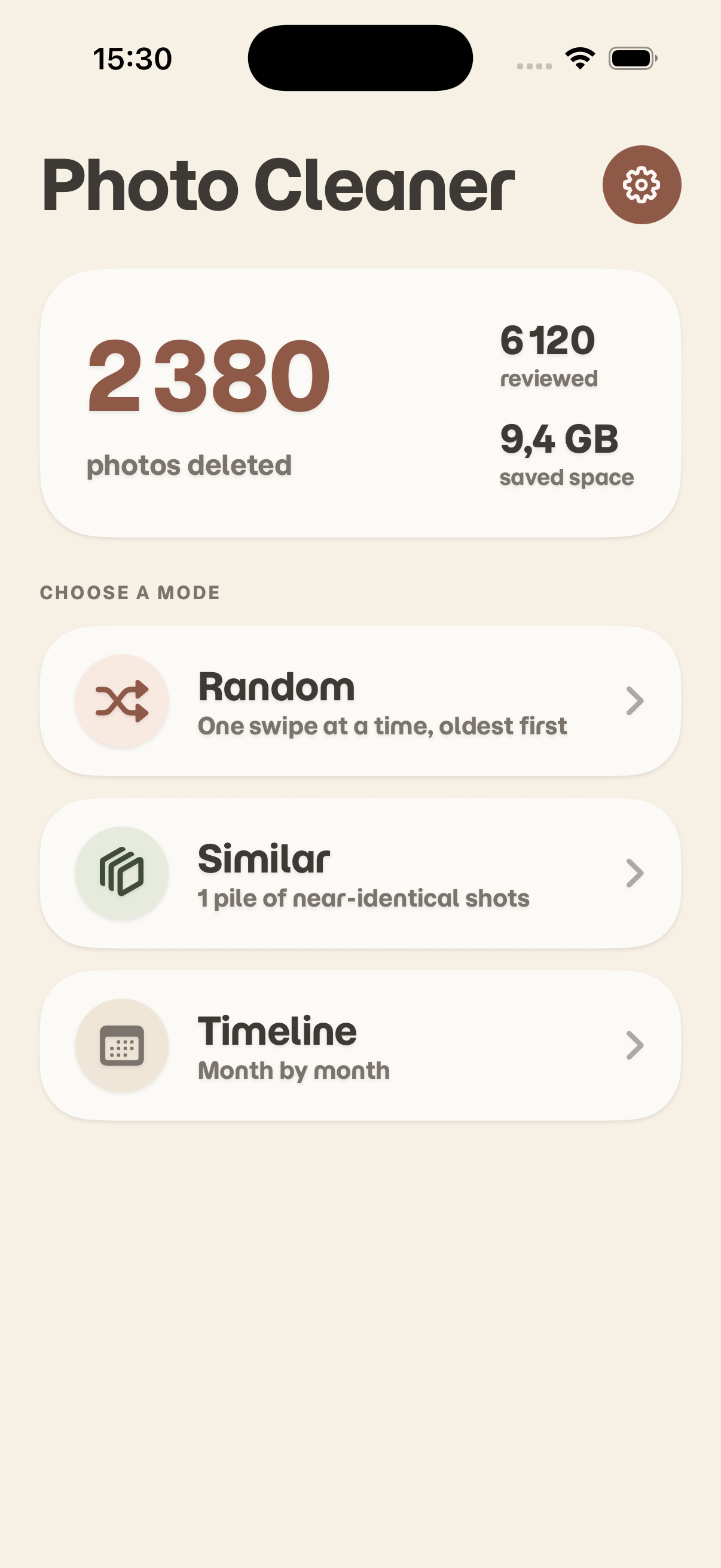 Photo Cleanup app screenshot